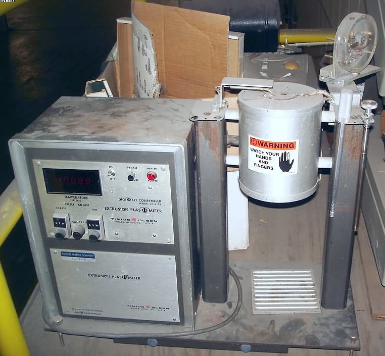 TINIUS OLSEN Extrusion Plastometer Melt Flow Tester,